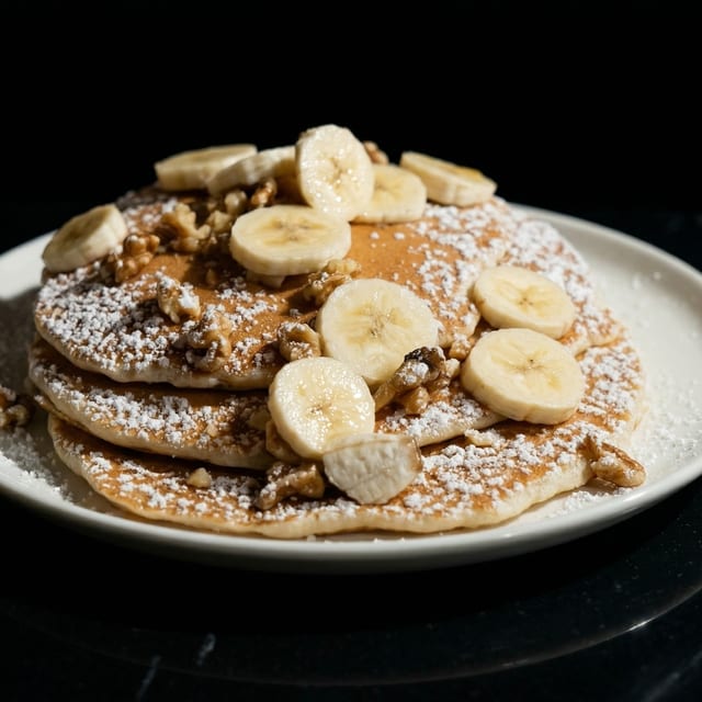 Banana Nut Pancakes.