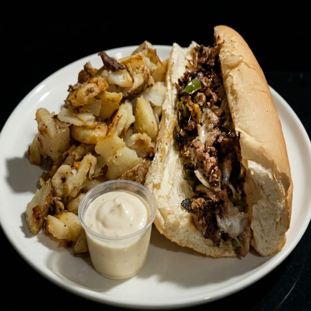 Steak Sandwich.
