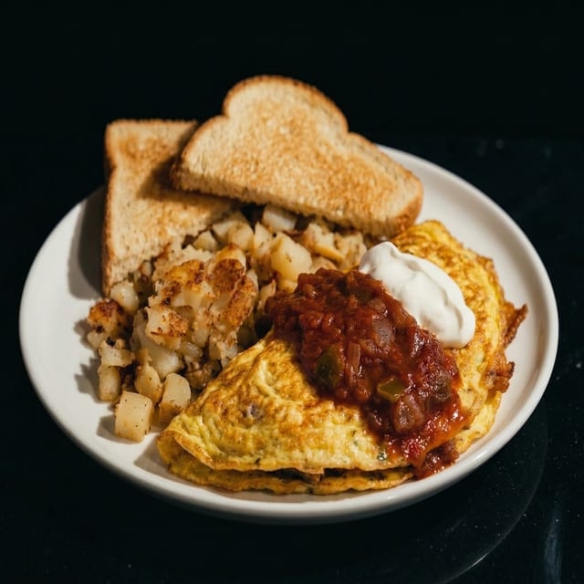 Tex Mex Omelette.