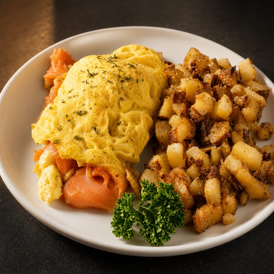 Lox Omelette.