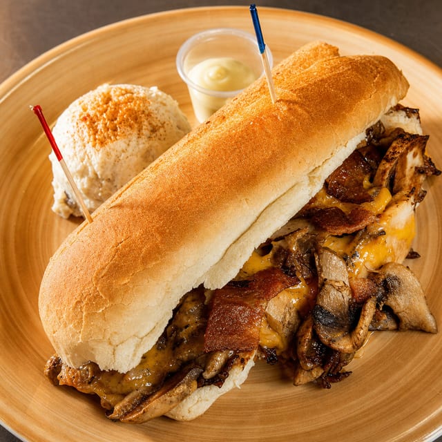 Chicken Hoagie Sandwich.